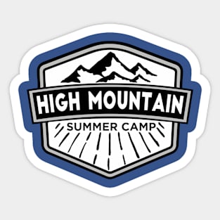 High Mountain Summer Camp Sticker